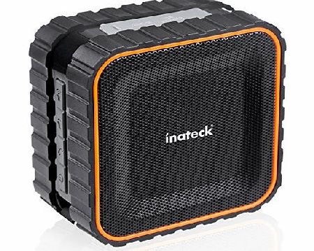 [IPX-5 Waterproof Speaker] Inateck Bluetooth 3.0 HiFi Stereo Bass Speaker, Bluetooth IPX-5 Waterproof Splashproof Speaker for Showers, Bathroom, Pool, Boat, Car, Beach, Outdoor; Mini Shower Speakers R